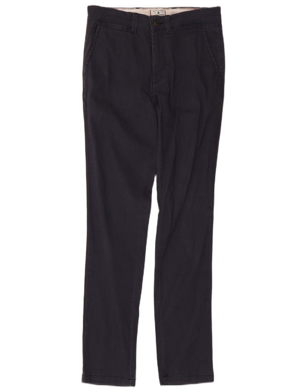 Calça masculina Jack & Jones Marco Slim Chino W28 L30 algodão azul marinho
