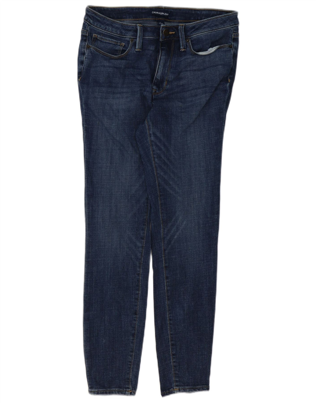 Calça jeans skinny feminina CALVIN KLEIN EUA 8 médio W30 L28 algodão azul