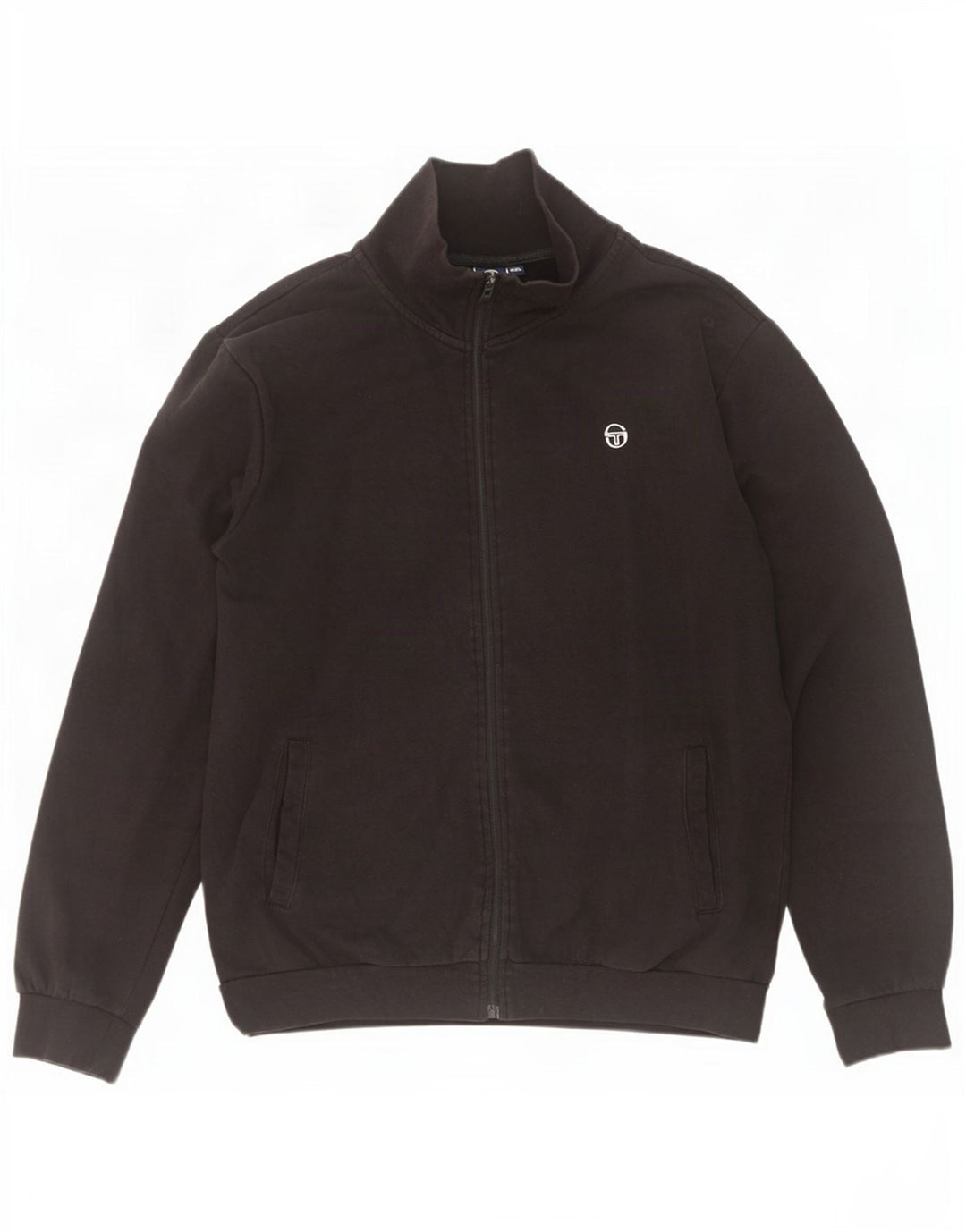 Sergio Tacchini Jaqueta masculina de agasalho 2XL algodão preto