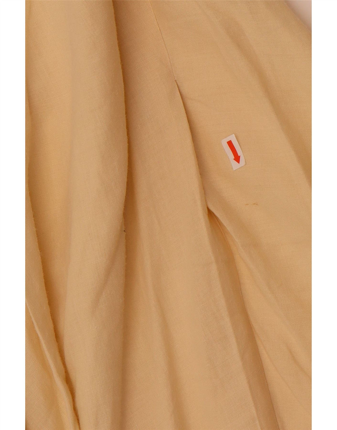Saia feminina Benetton A-Line W28 Médio Amarelo