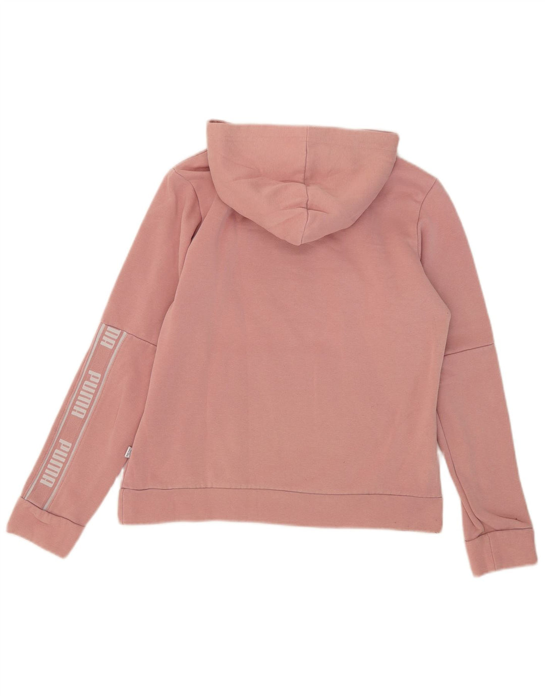 Puma feminino gráfico moletom com capuz UK 14 médio rosa