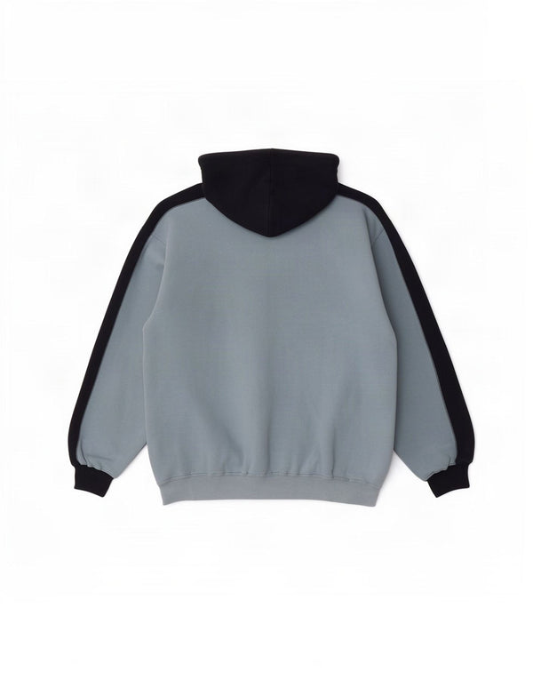 Diadora Mens Hoodie Jumper XL Azul Colourblock Algodão