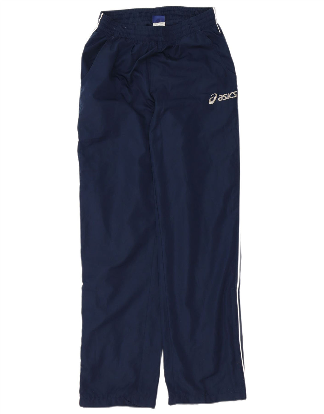 Calça corta-vento masculina Asics XS azul marinho poliéster esportivo
