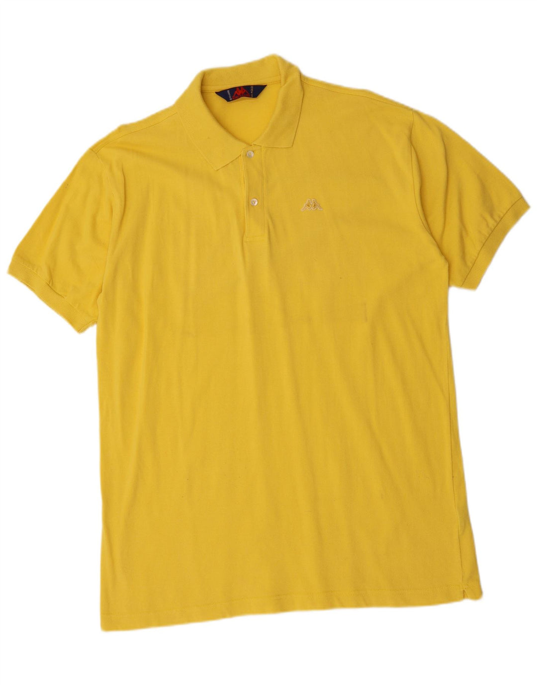 Camisa polo masculina KAPPA 2XL algodão amarelo