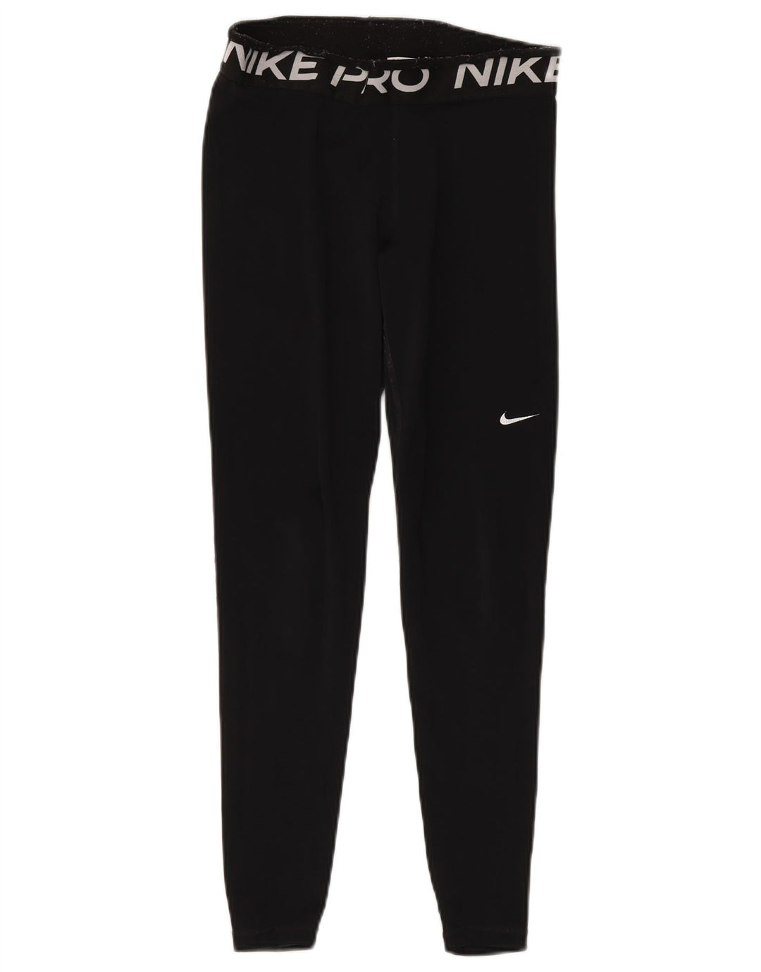 Leggings Nike Femininas Graphic UK 12 Médio Preto Poliéster