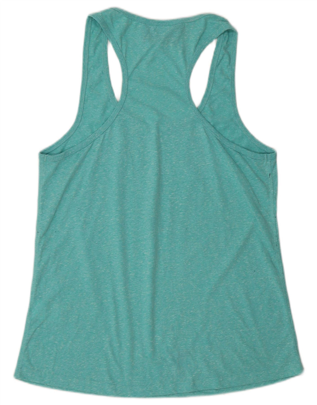 Top de colete gráfico feminino Superdry UK 14 poliéster manchado turquesa médio