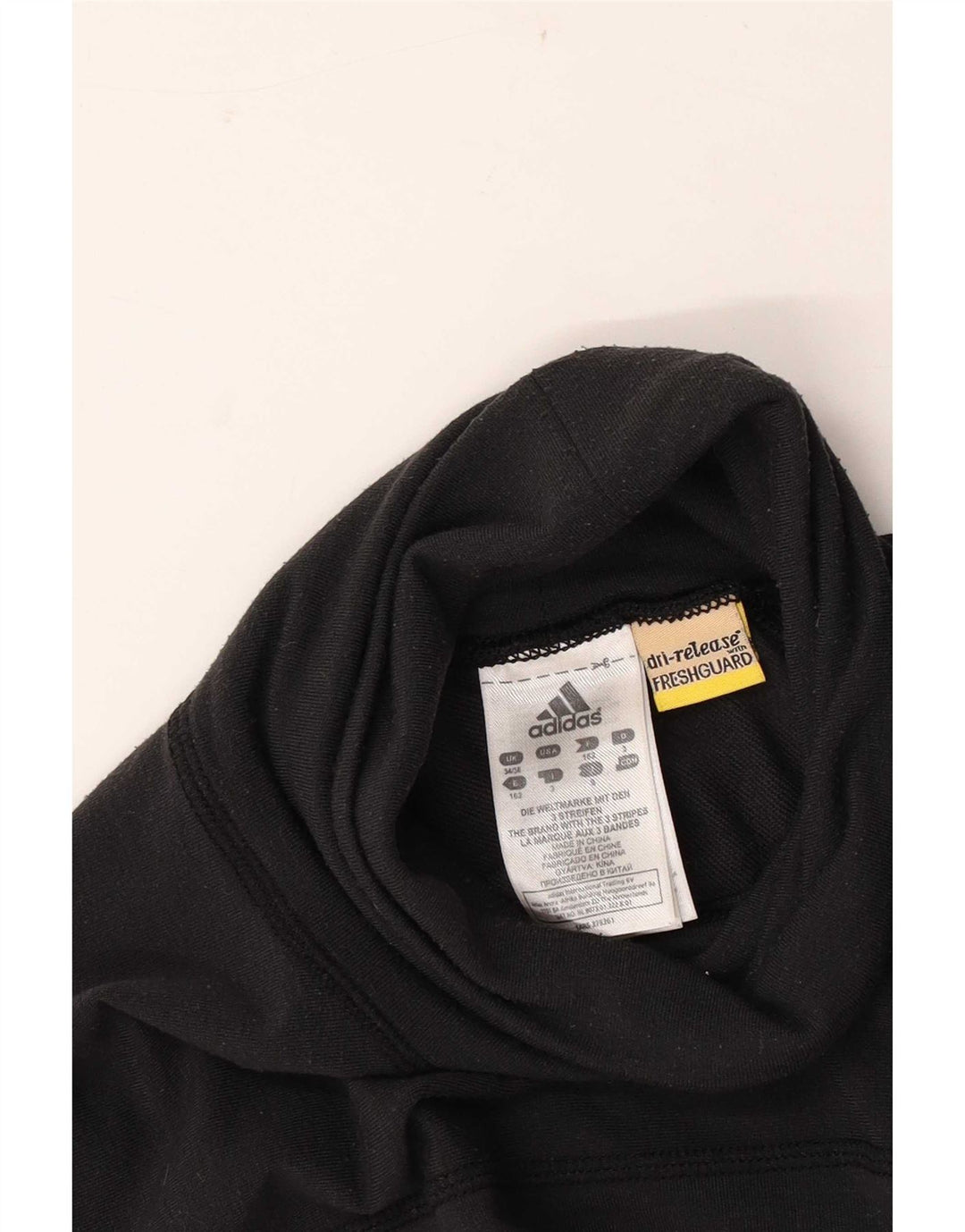 Adidas Mens Graphic Top Manga Longa Reino Unido 34/36 Pequeno Poliéster Preto