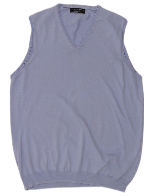 Zara Mens Colete Regata XL Azul