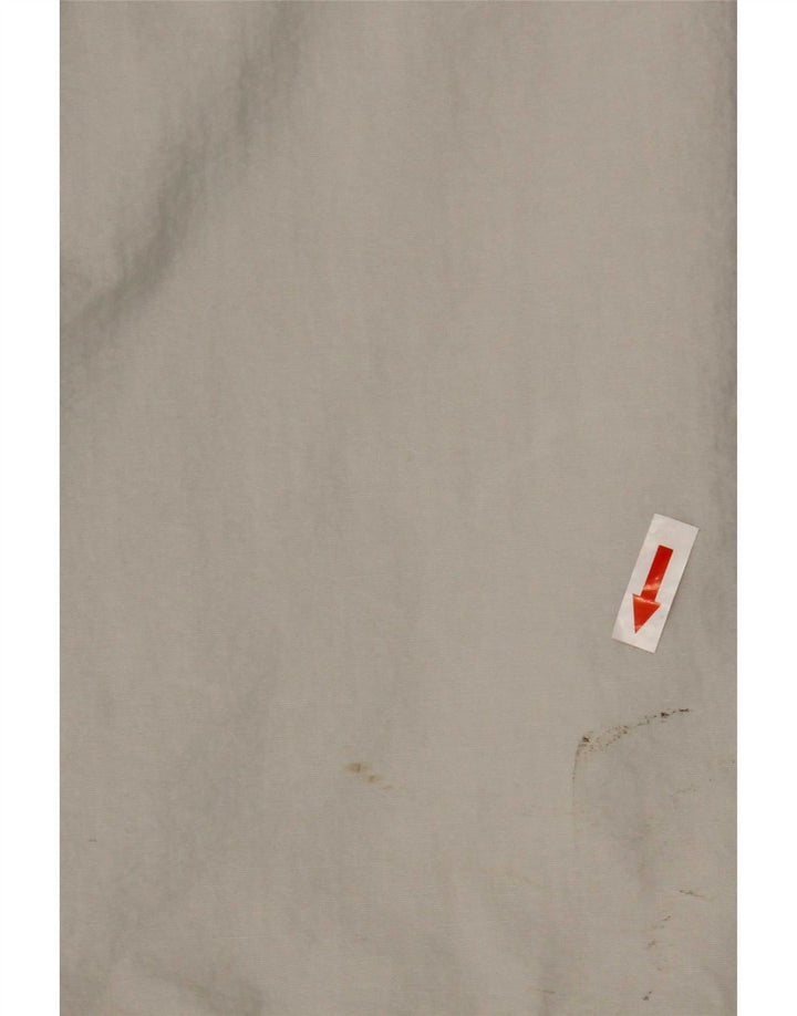Jaqueta corta-vento feminina vintage UK 18 XL cinza
