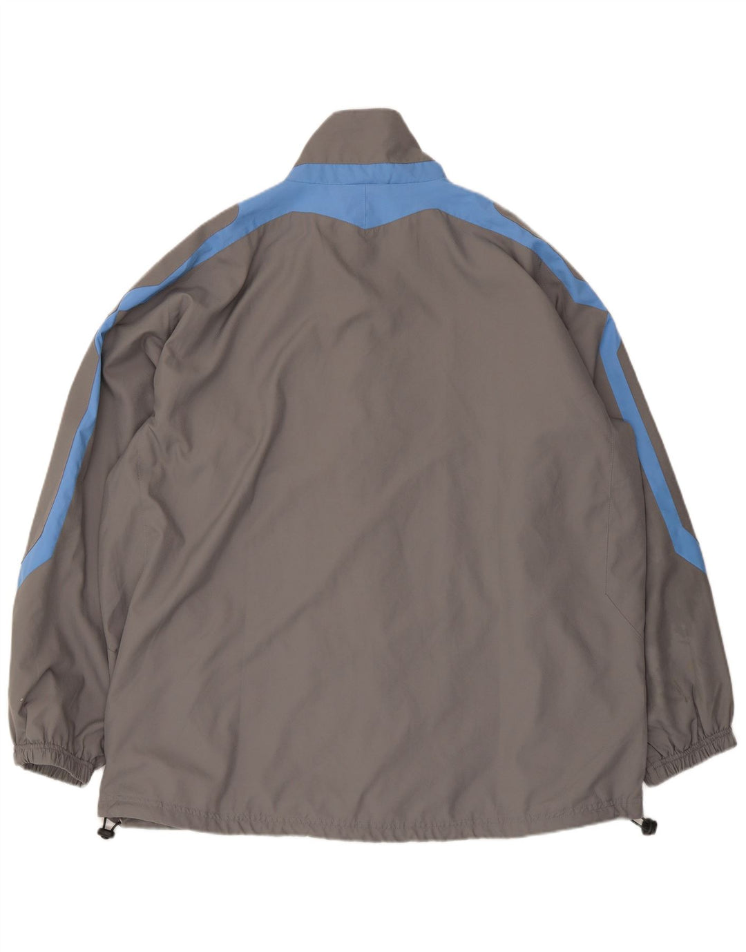 Jaqueta de chuva masculina Umbro UK 42 XL cinza Colourblock poliéster