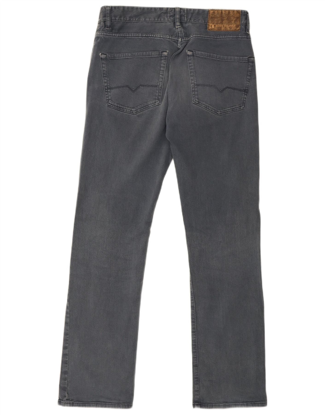HUGO BOSS Jeans reto masculino W31 L32 algodão azul