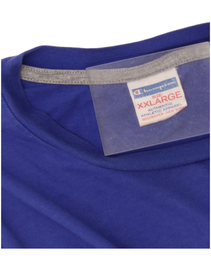Camiseta masculina CHAMPION Top 2XL Azul