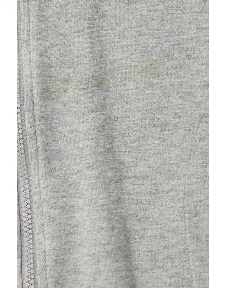 NIKE Womens Zip Hoodie Sweater UK 6 XS Grey Cotton Vintage Nike and Second-Hand Nike from Messina Hembry 