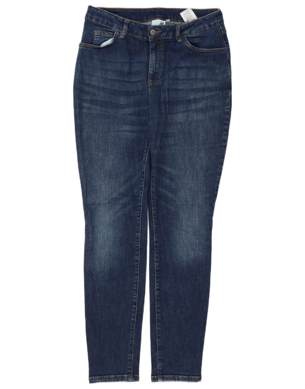 Jeans skinny feminino Weird Fish UK 14 médio W29 L30 algodão azul