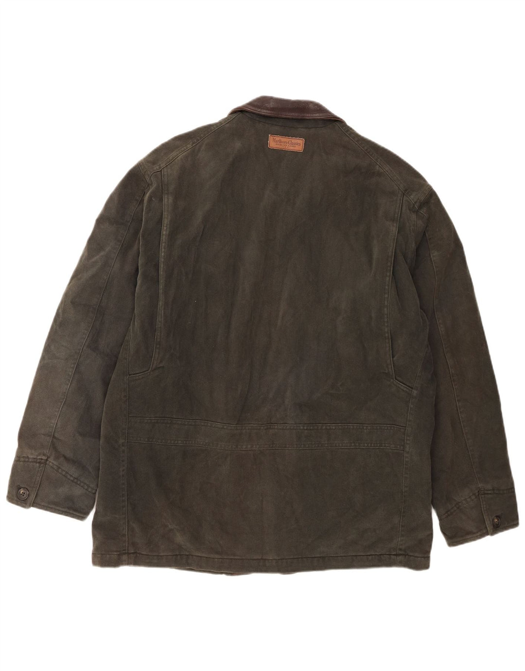 Jaqueta utilitária masculina MARLBORO CLASSICS UK 38 Medium Khaki Colourblock