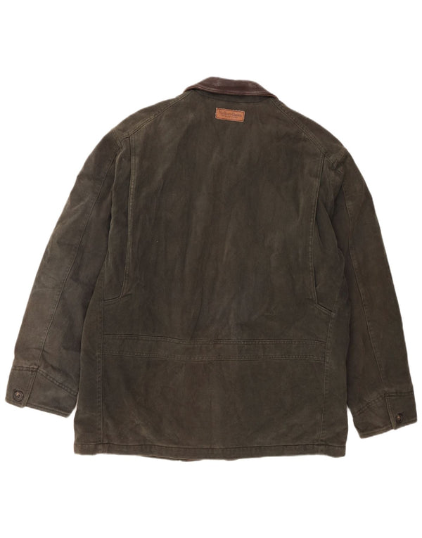 Jaqueta utilitária masculina MARLBORO CLASSICS UK 38 Medium Khaki Colourblock