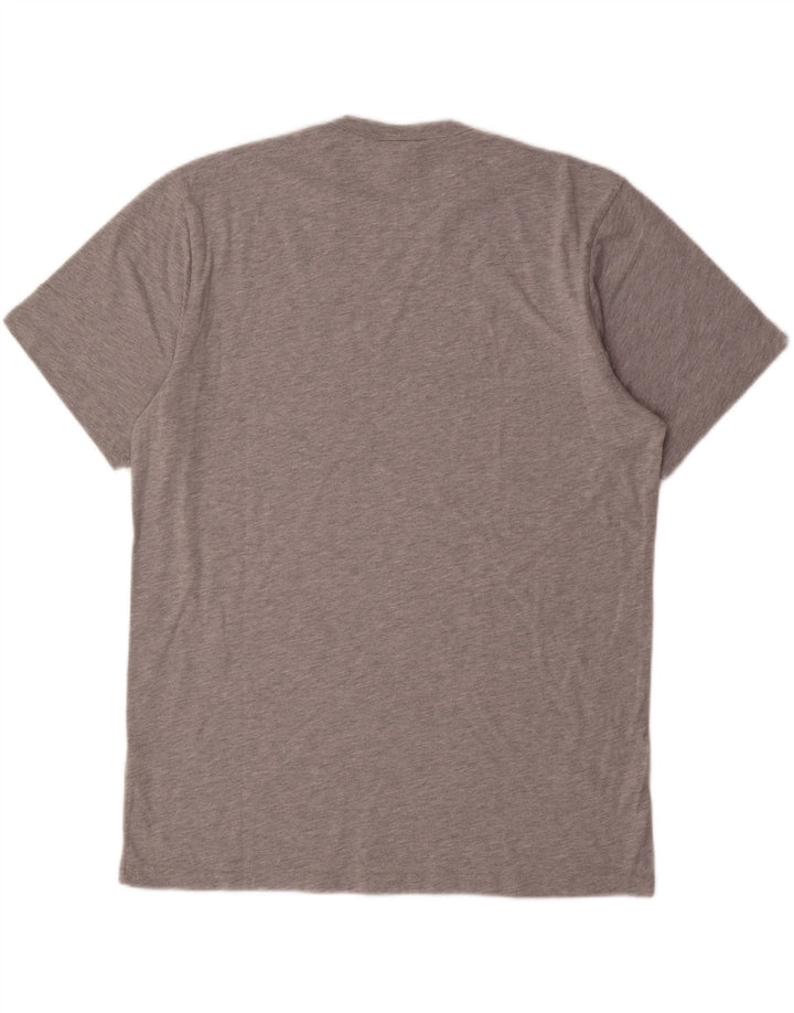 Camiseta gráfica masculina Helly Hansen Top XL algodão cinza