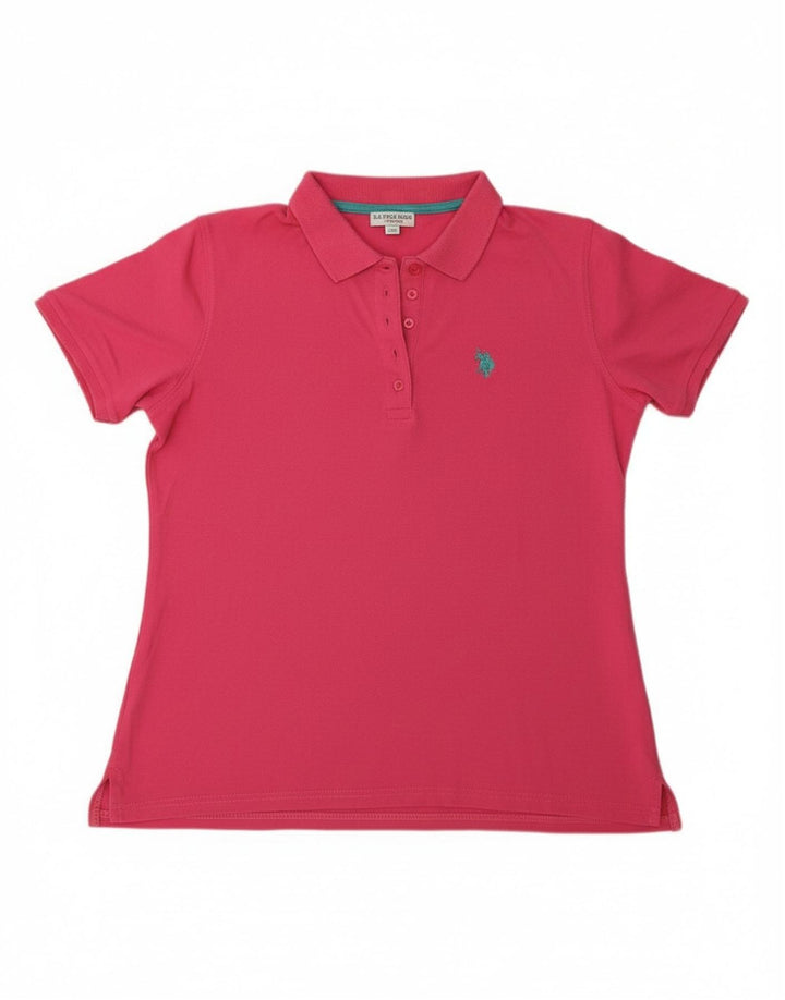 ASSN POLO DOS EUA. Polo Mulher UK 14 Médio Rosa