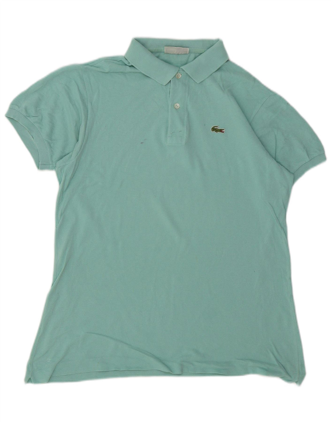 LACOSTE Mens Polo Shirt Size 5 Large Green Cotton Vintage Lacoste and Second-Hand Lacoste from Messina Hembry 