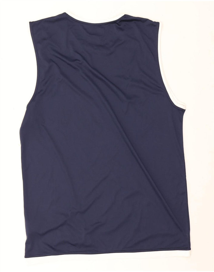 Top colete masculino Kappa 3XL poliéster azul marinho
