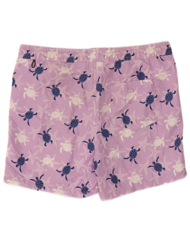 Shorts de natação masculino Jack & Jones gráfico pequeno roxo poliéster