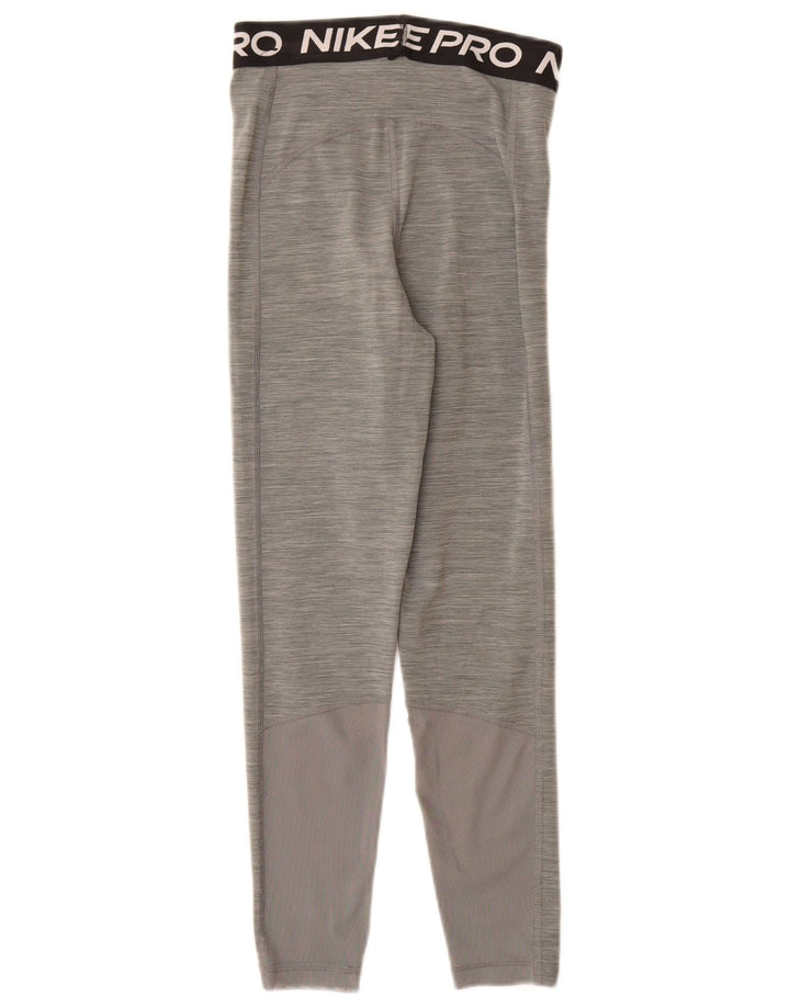 Leggings Nike Dri Fit Graphic UK 6 XS Cinza Poliéster