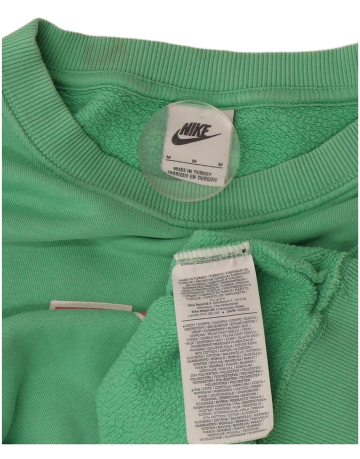 Nike Womens Graphic Oversized Full Tracksuit UK 14 Médio Algodão Verde