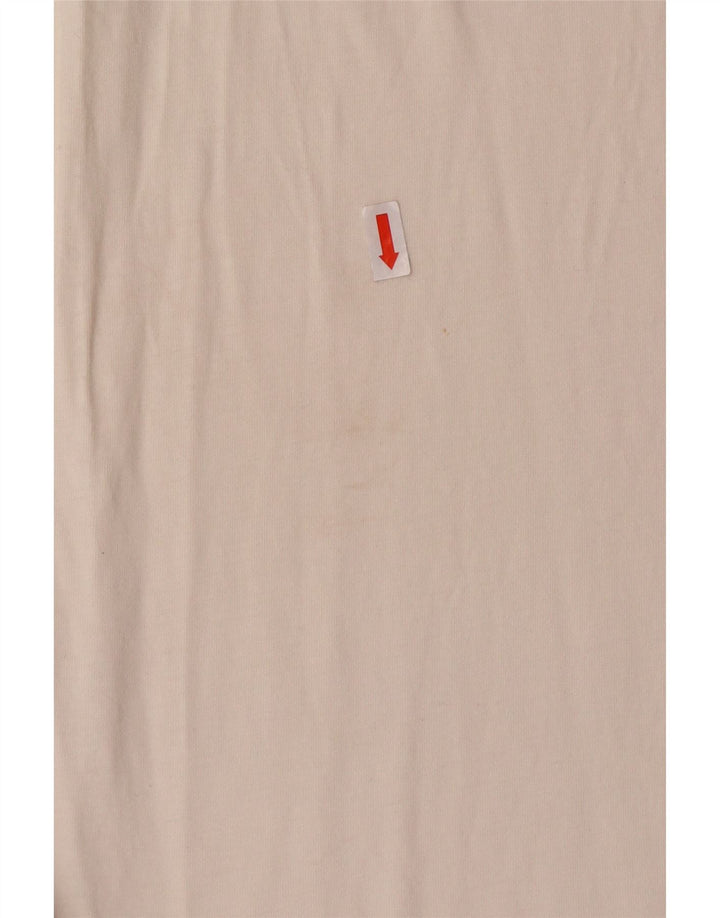 PUMA Mens Graphic Vest Top Médio Off White Algodão