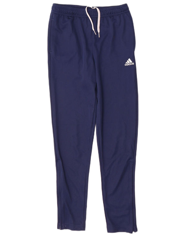 Calças de treino Adidas Boys Aeroready 13-14 anos azul marinho poliéster