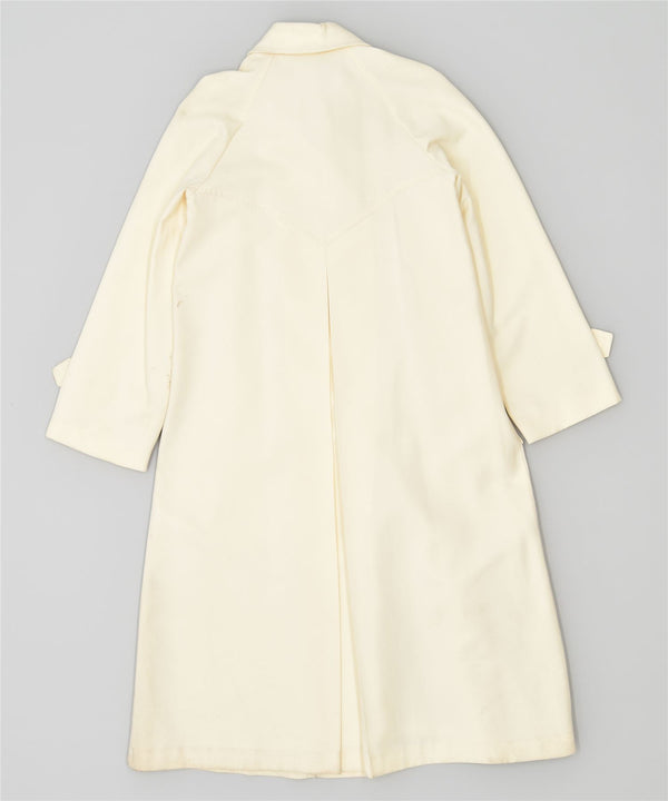 Sobretudo feminino VINTAGE UK 4 XS branco