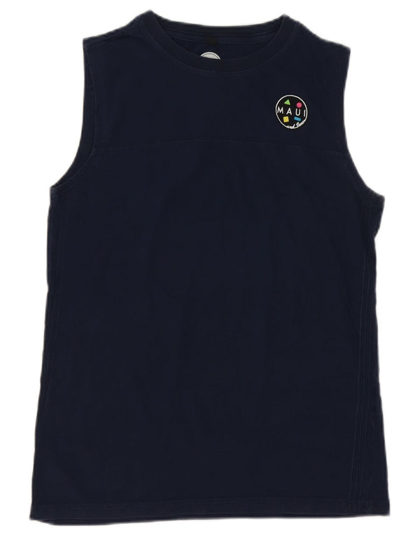 Maui and Sons Boys Graphic Vest Top 13-14 Anos Azul Marinho Algodão