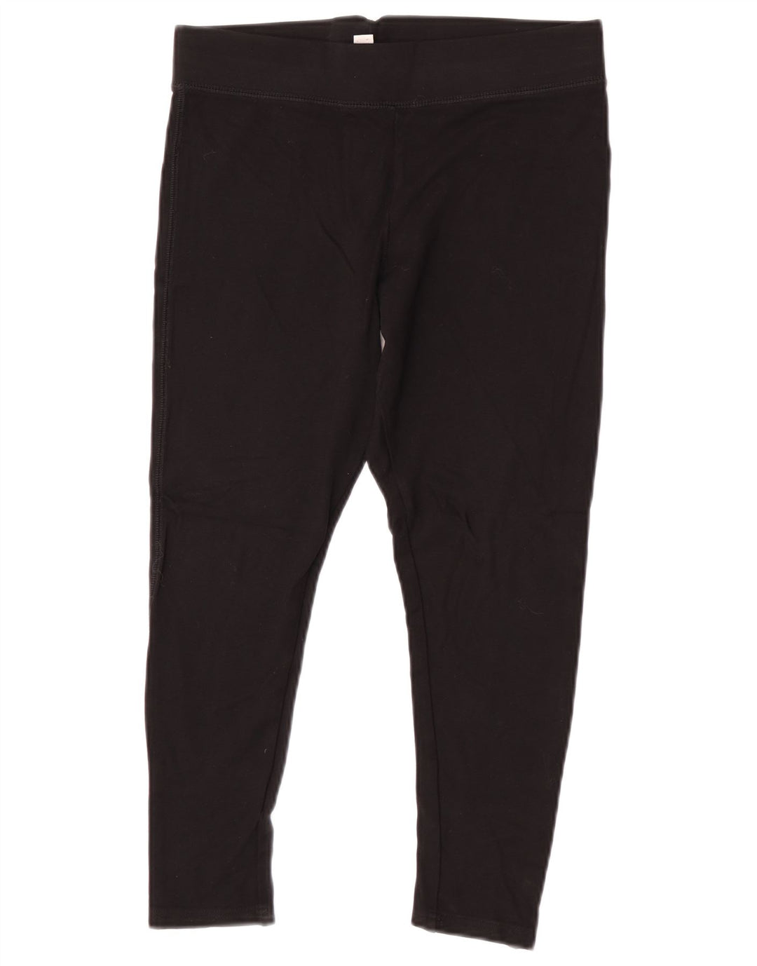 Leggings capri femininas Topshop Reino Unido 12 viscose preta média