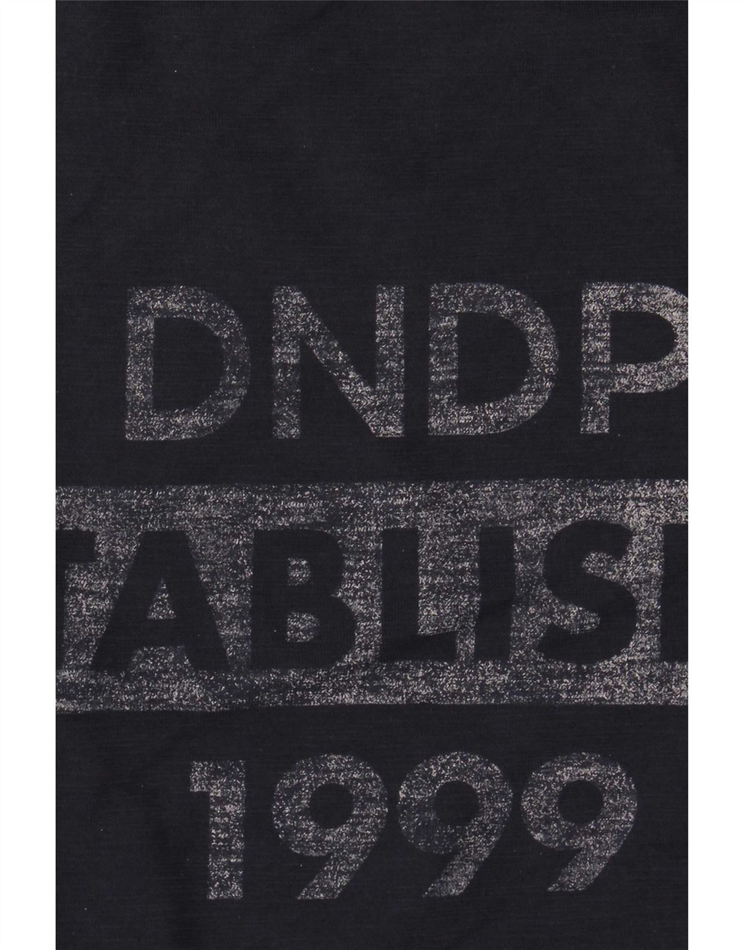 Dondup Camiseta masculina gráfica Top médio algodão azul marinho