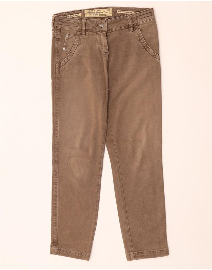 Jacob Cohen Calça jeans feminina sob medida W27 L28 algodão marrom