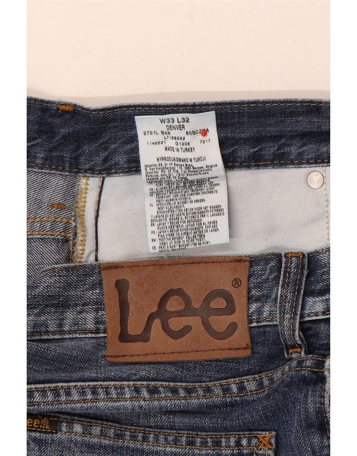 Lee Mens Denver Bootcut Jeans W33 L32 Azul Marinho Algodão