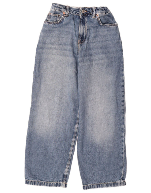 Zara Boys Jeans Soltos 9-10 Anos W26 L24 Azul Algodão