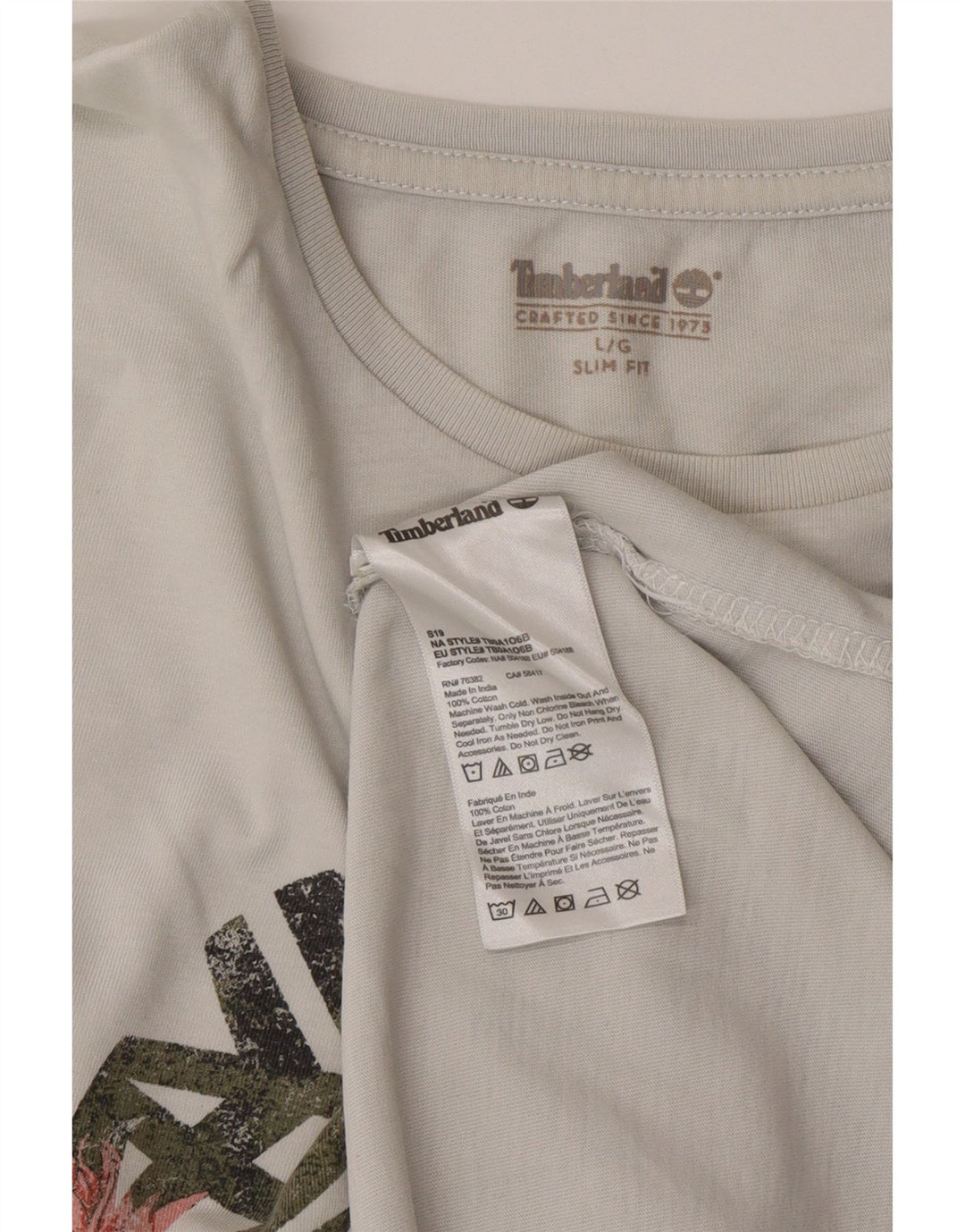 Camiseta masculina slim fit gráfica grande