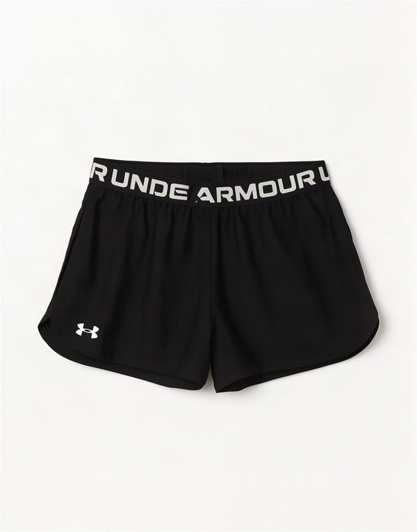 Shorts esportivos Under Armour Girls Heat Gear Loose Fit 13-14 anos XL preto