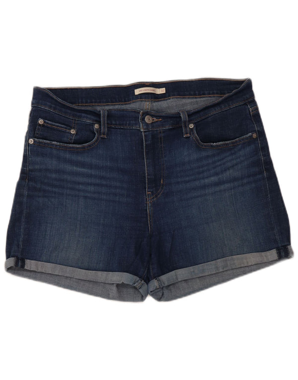 Shorts jeans feminino LEVI'S W32 grande algodão azul