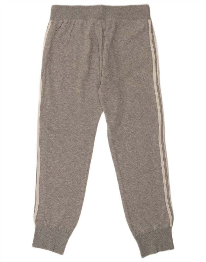 ADIDAS Calças de treino femininas Joggers UK 16 Grande Cinza Poliéster