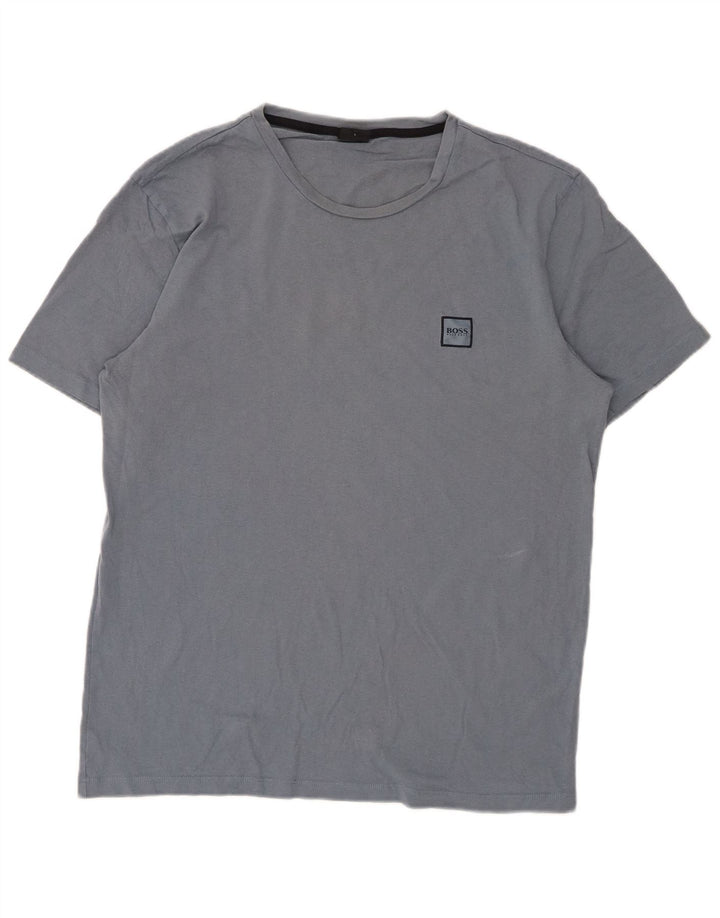 Camiseta masculina Hugo Boss grande azul