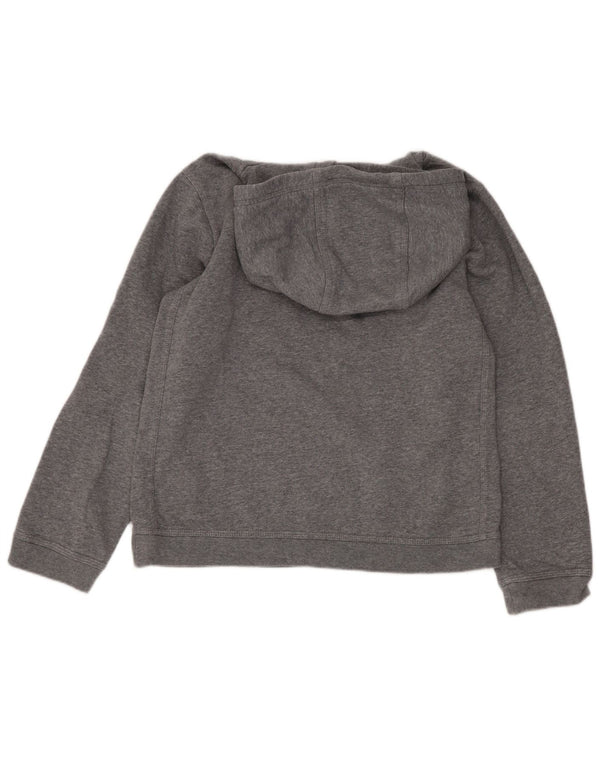 Jumper com capuz Nike Boys 12-13 anos grande algodão cinza