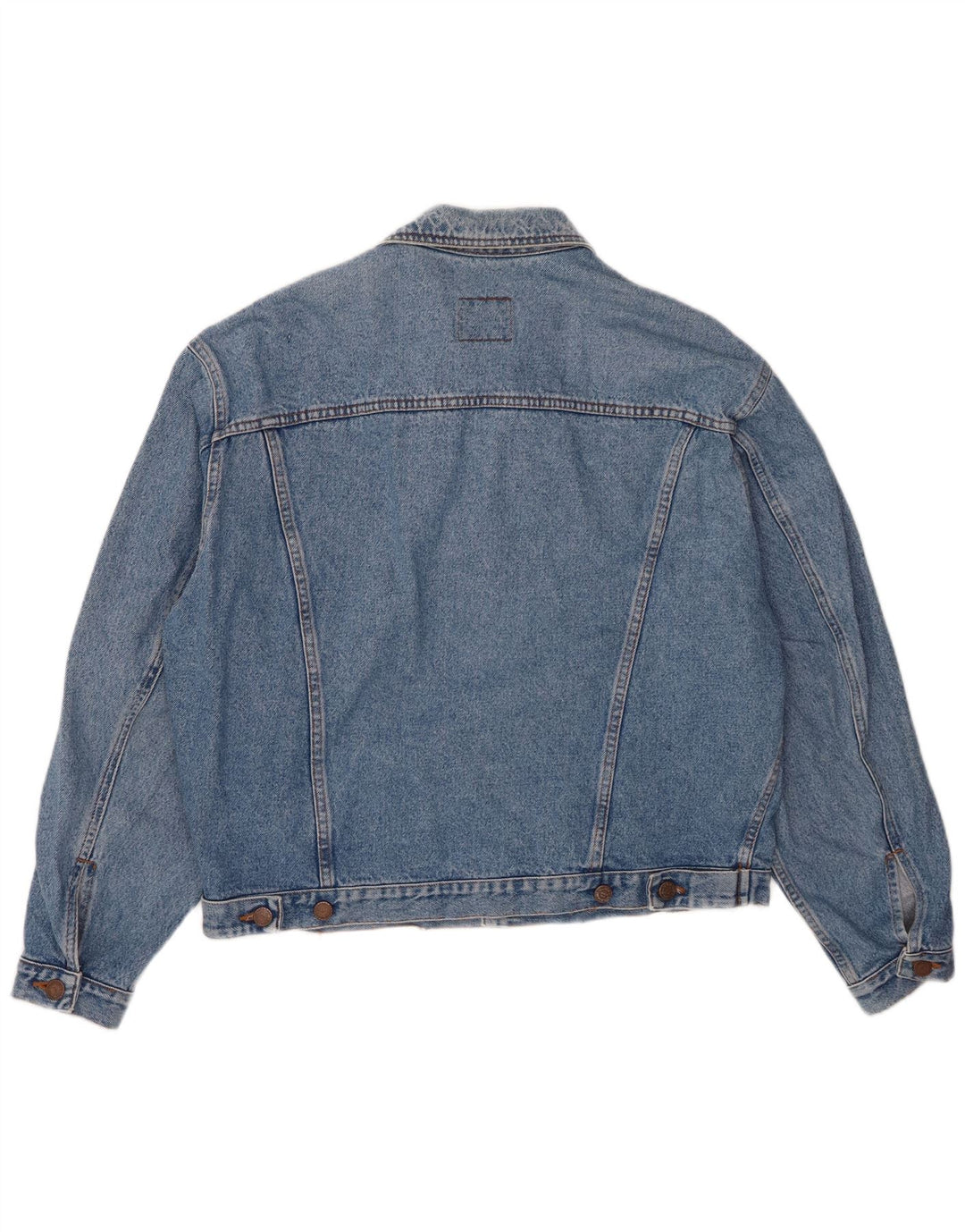 Jaqueta jeans masculina Benetton IT 48 algodão azul médio