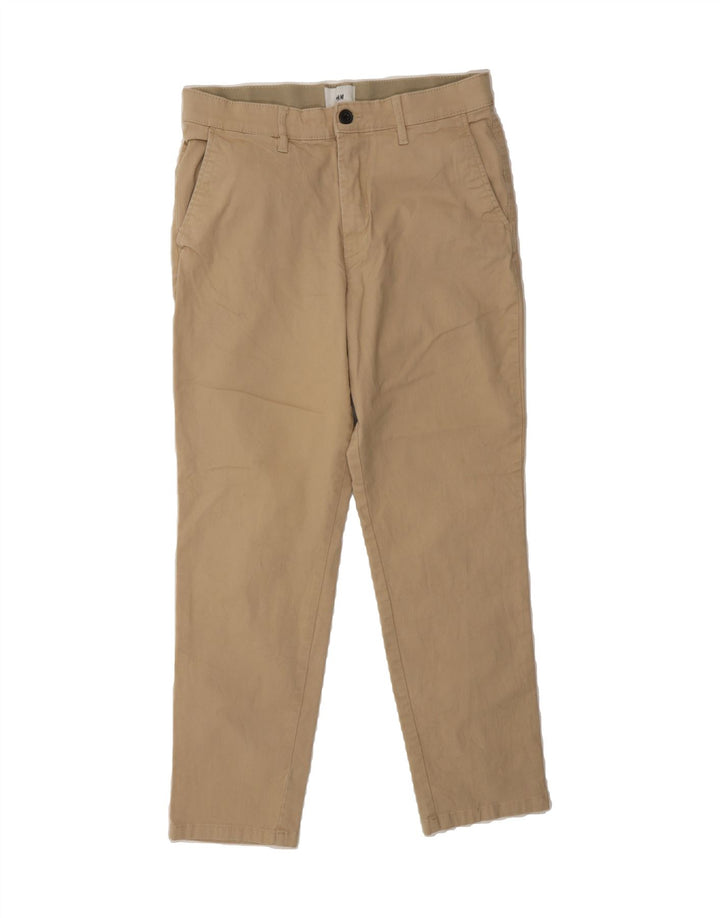 H&M Mens Slim Fit Chino Trousers W31 L28 Beige Cotton Vintage H&M and Second-Hand H&M from Messina Hembry 