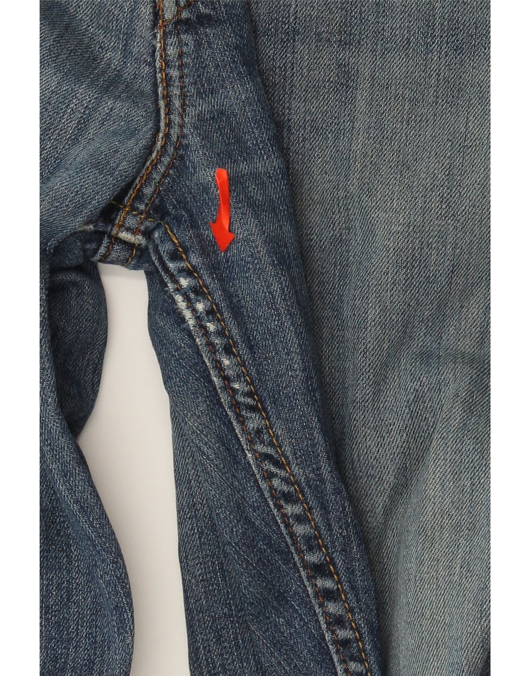 Levi's Masculino 752 Straight Jeans W33 L31 Azul Algodão