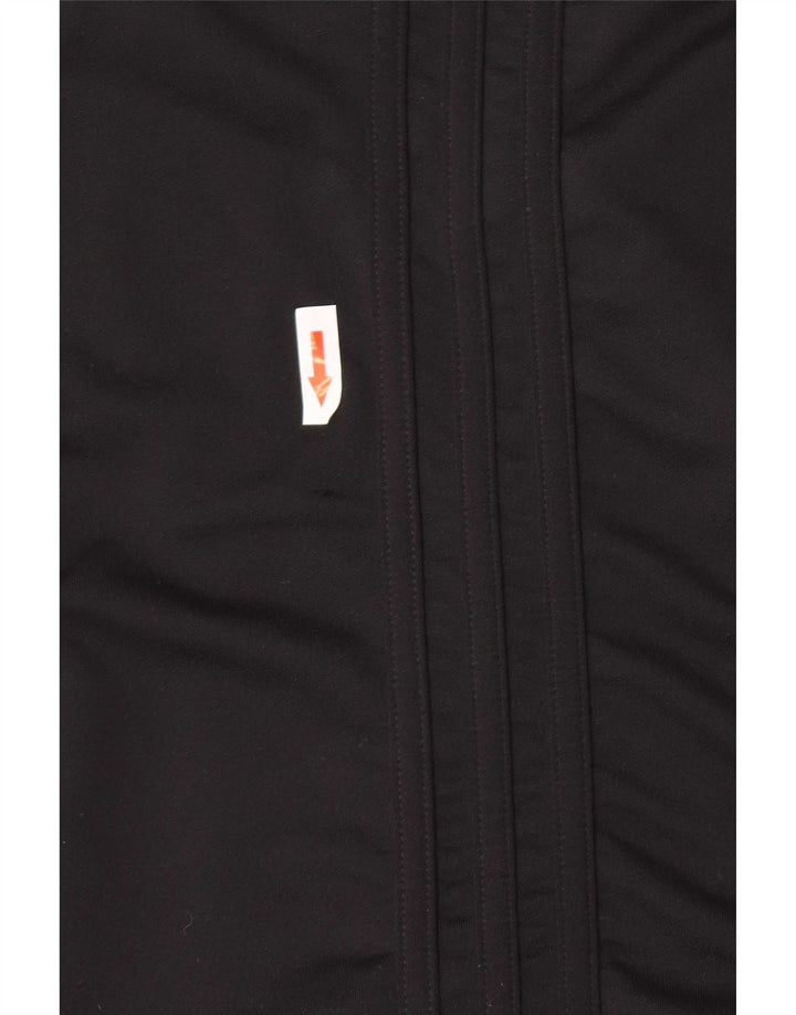 Adidas Womens Clima 365 Tracksuit Top Jacket UK 14 Médio Preto Poliéster