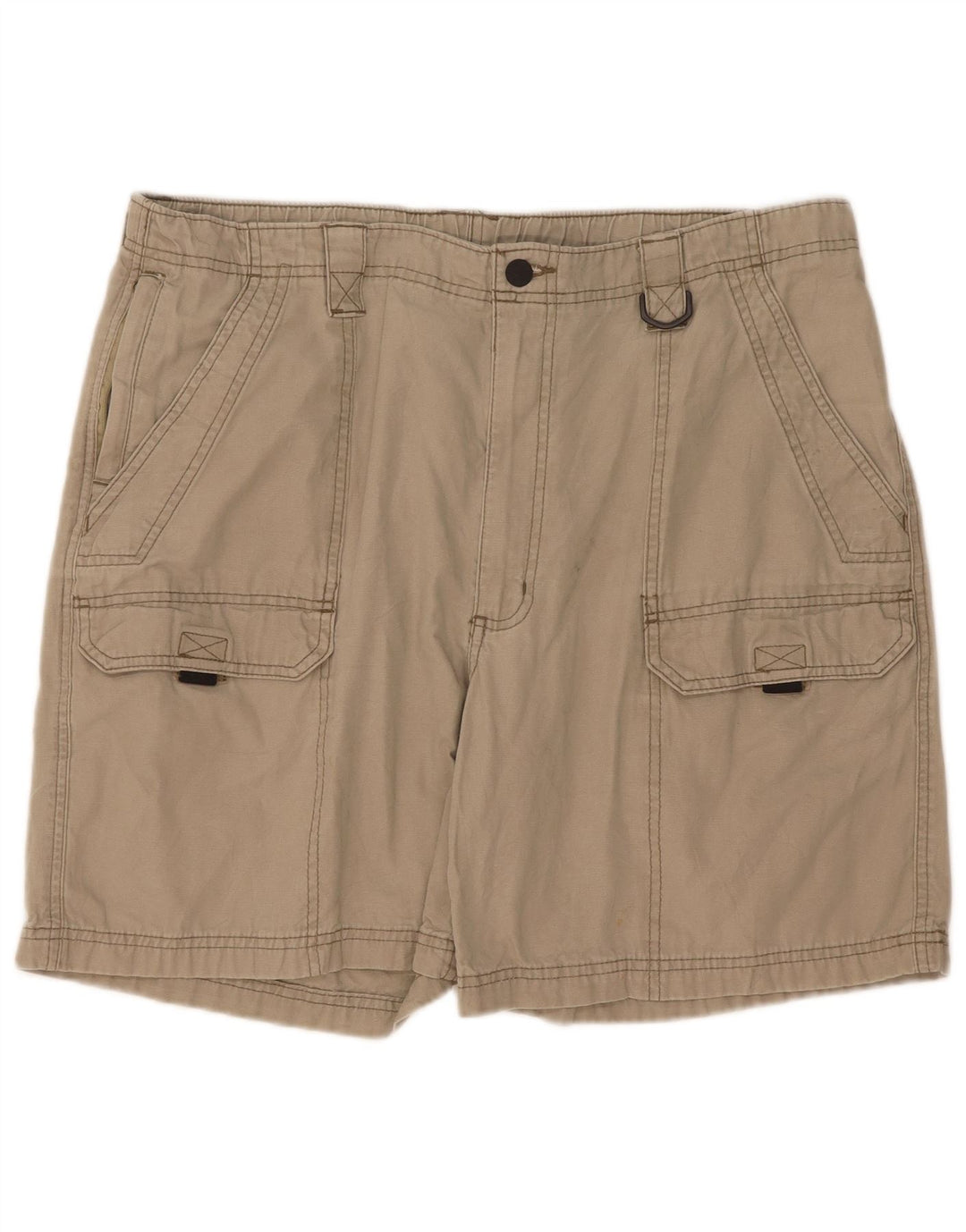 Shorts cargo masculino Wrangler W38 XL algodão bege