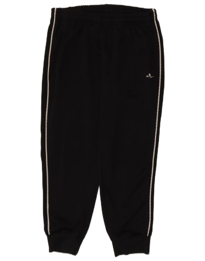 Calça de treino masculina Nike joggers grande poliéster listrado preto