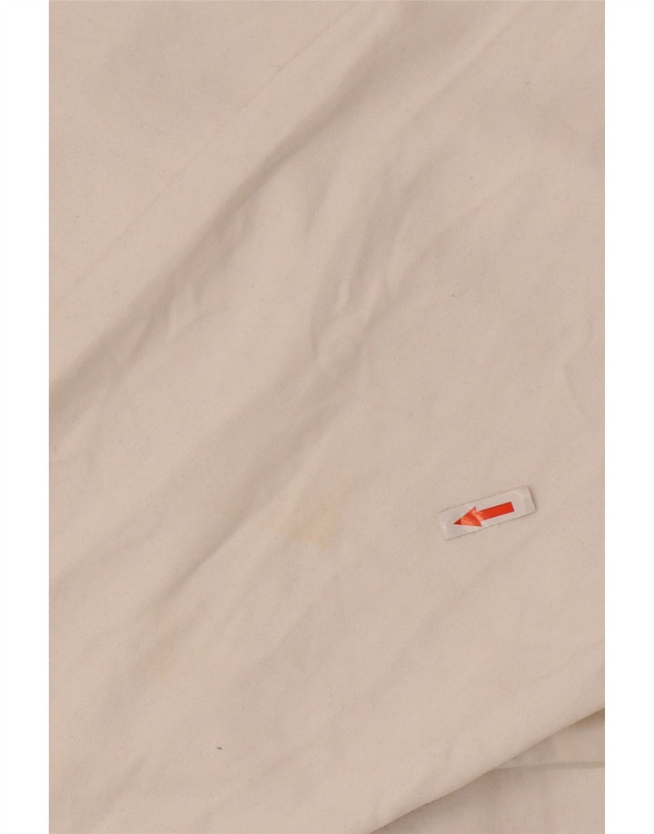 Jaqueta superior de agasalho masculino vintage XL algodão colorblock branco