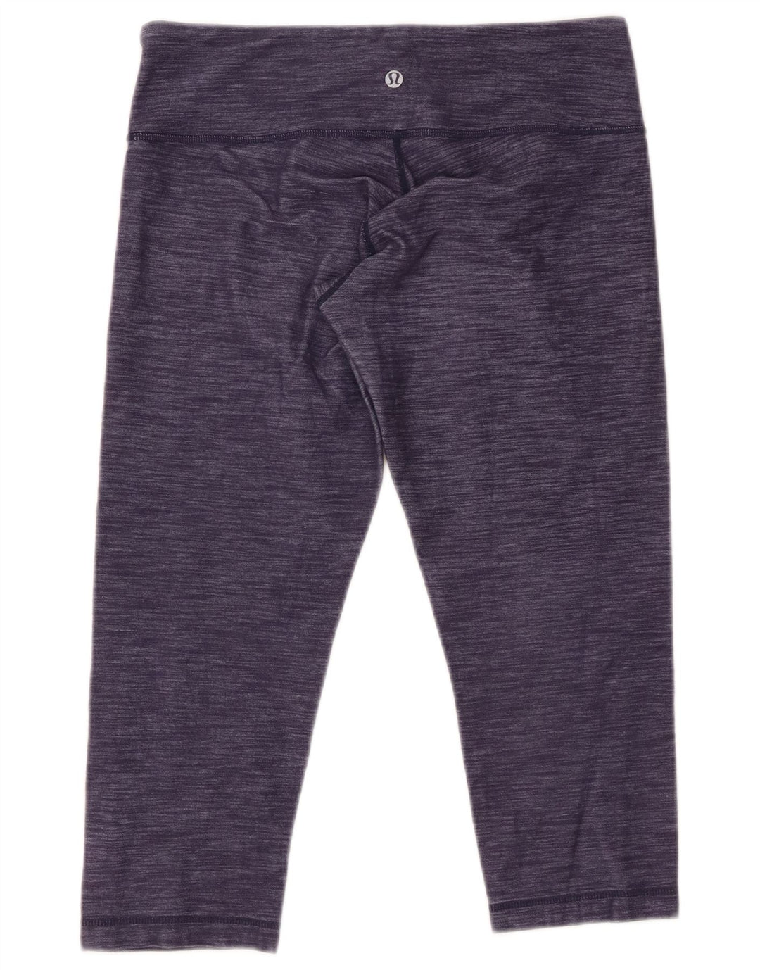 LULULEMON Leggings capri feminino US 8 risca de giz roxa média